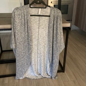 Grey cardigan